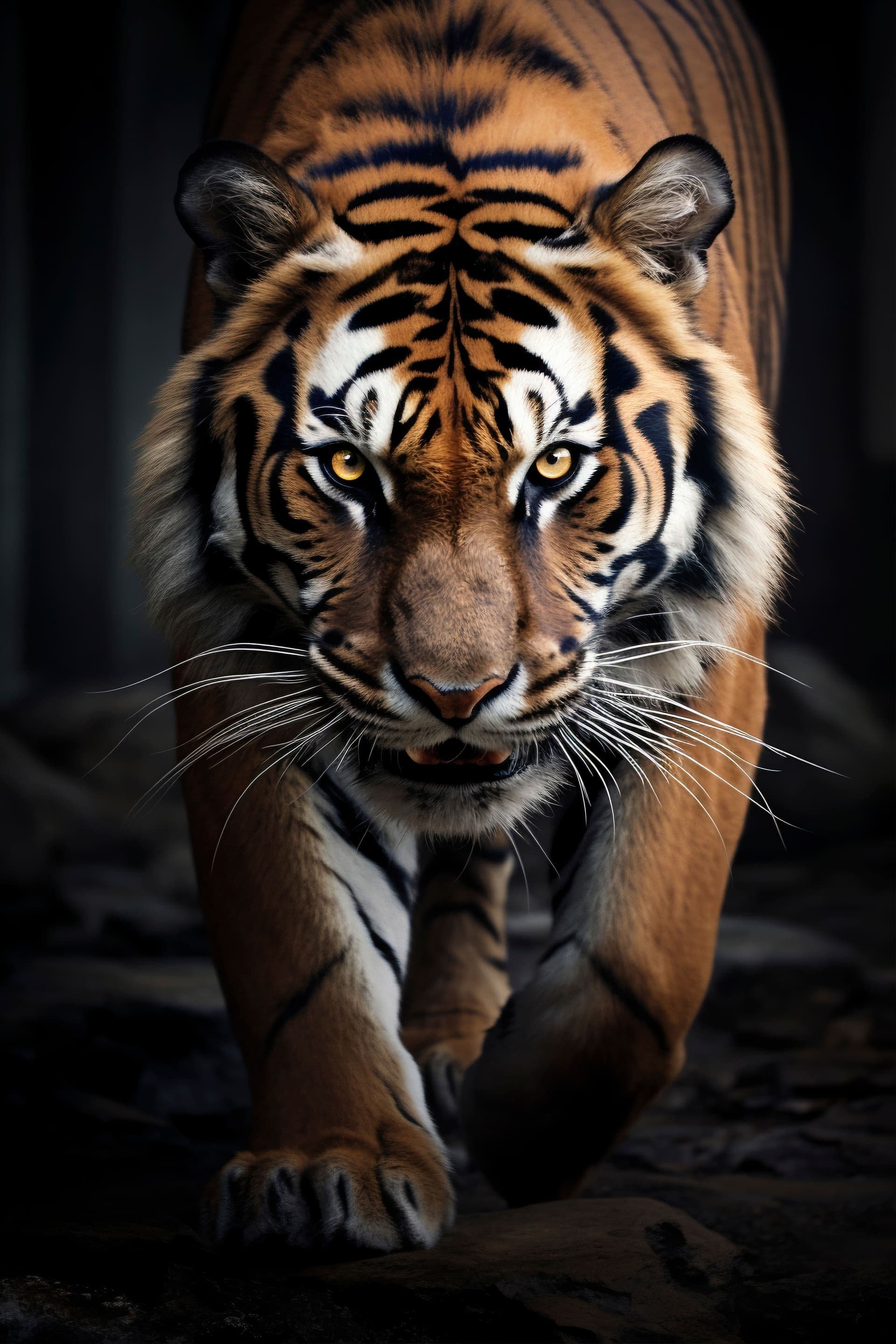Tigre rugissant, la puissance Phantera